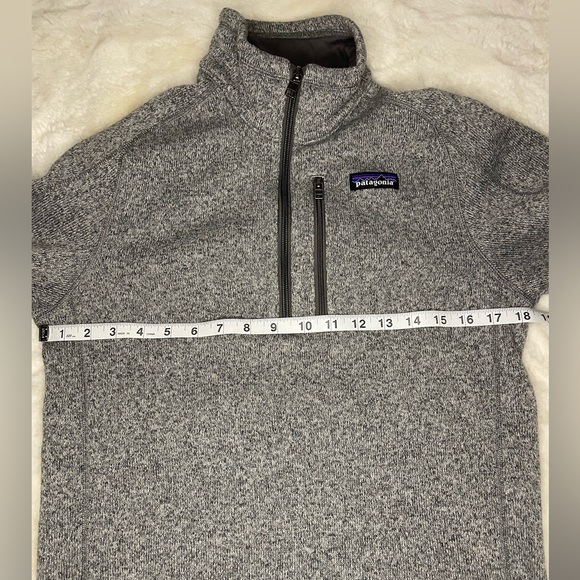 Patagonia Men’s Gray Quarter Zip Better Sweater -XS - Picture 4 of 7